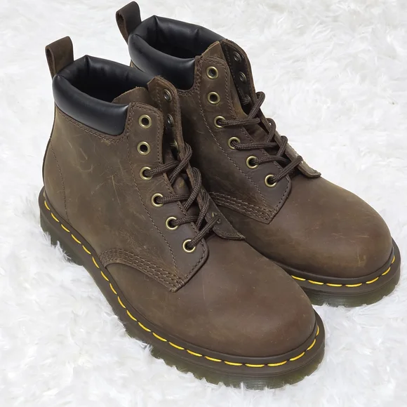Doc Dr Martens 939 Ben Boot Brown Leather Crazy Horse sz 6M US - Picture 3 of 10